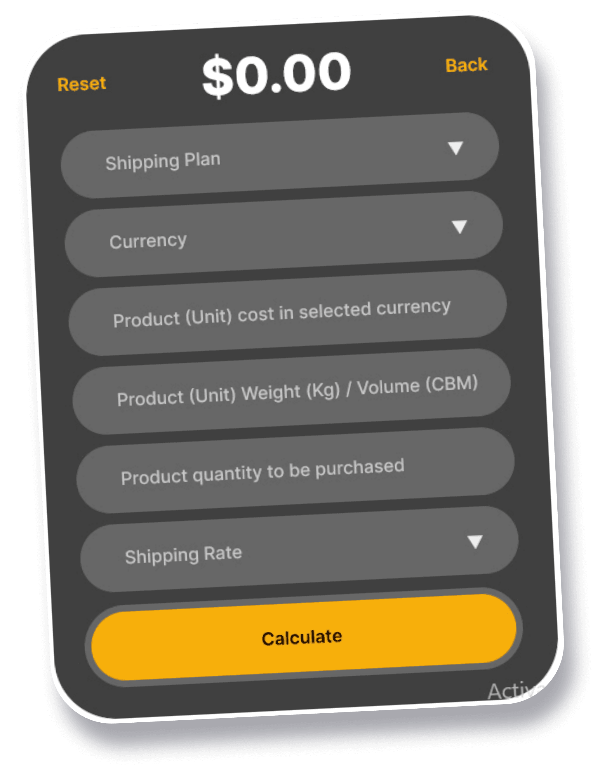 Landing Cost Calculator Image